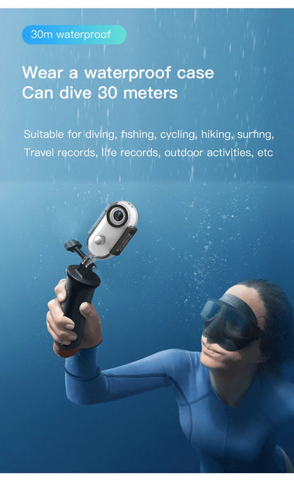 Wireless 4K Mini Body Cam Compact Helmet Bike Vlog Camera Sports Action Video Recorder Waterproof Tiny Wifi Camcorder Bicycle
