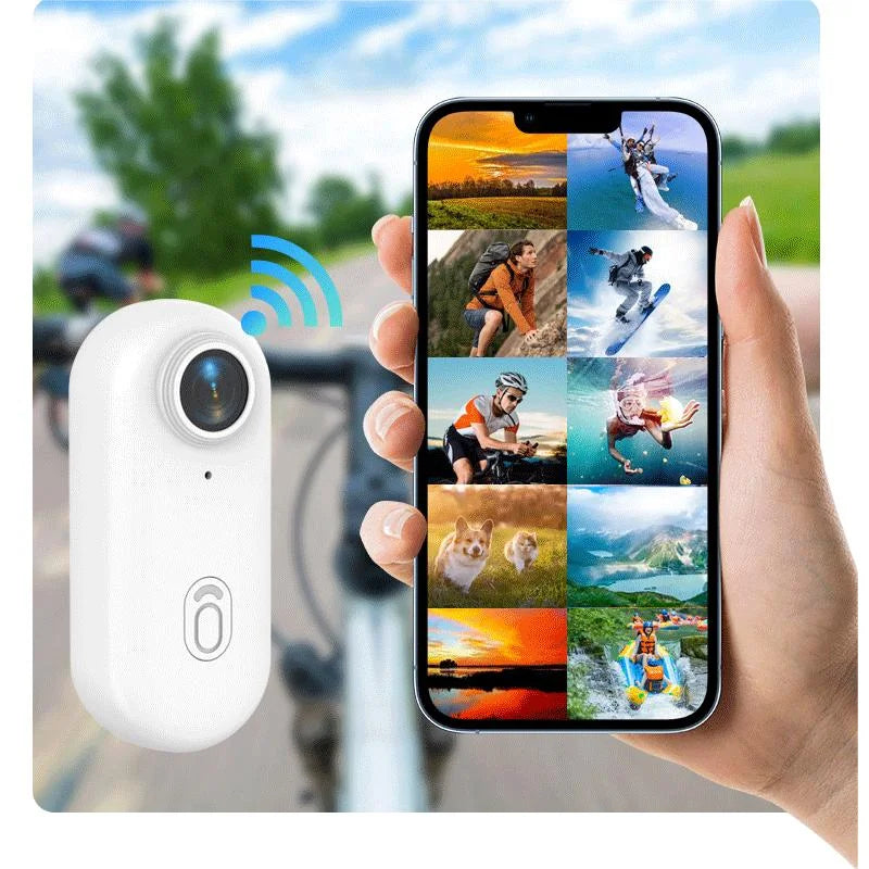 Wireless 4K Mini Body Cam Compact Helmet Bike Vlog Camera Sports Action Video Recorder Waterproof Tiny Wifi Camcorder Bicycle